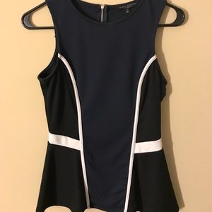 S Fitted peplum shirt